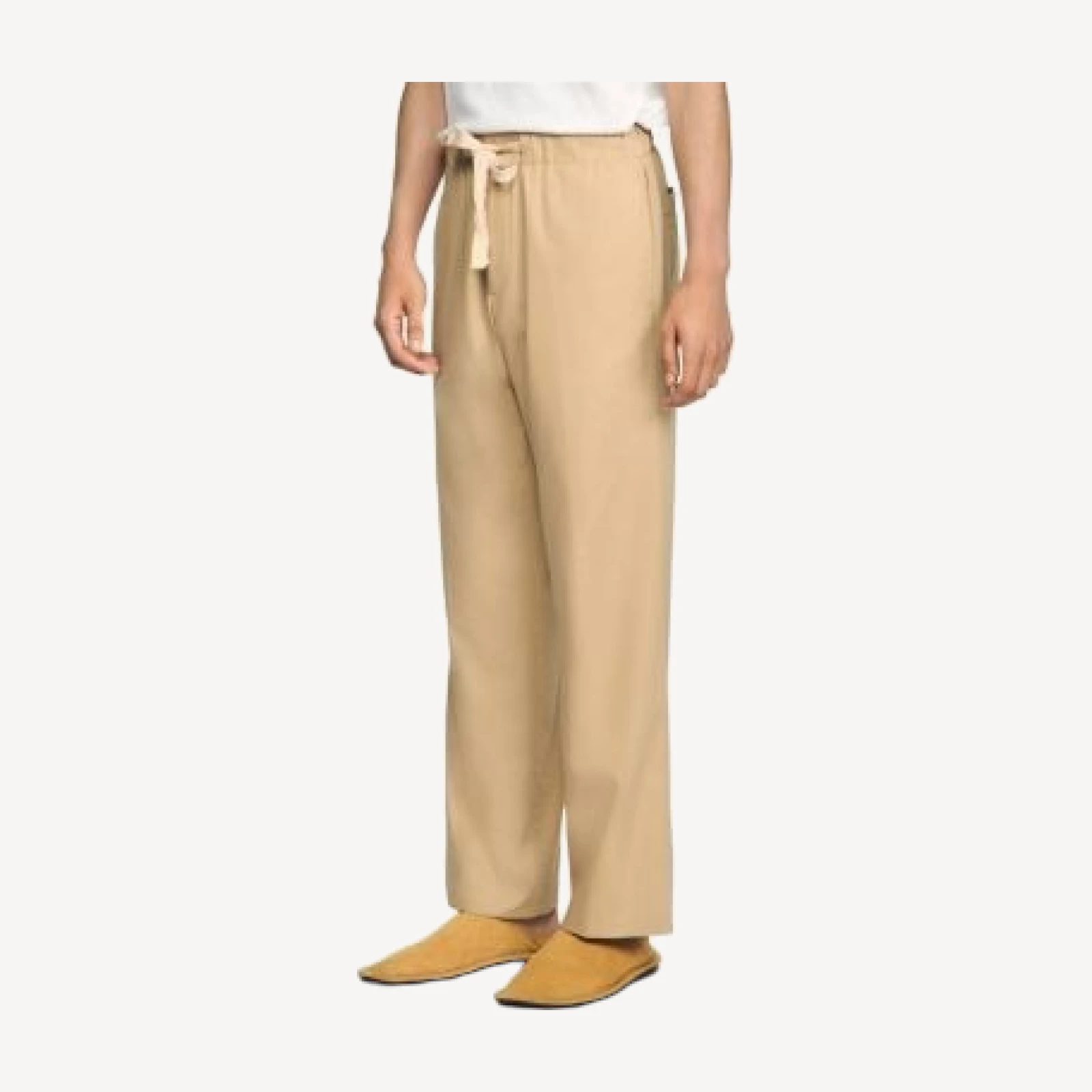Sandro Wide Fit Cotton Rope Pants