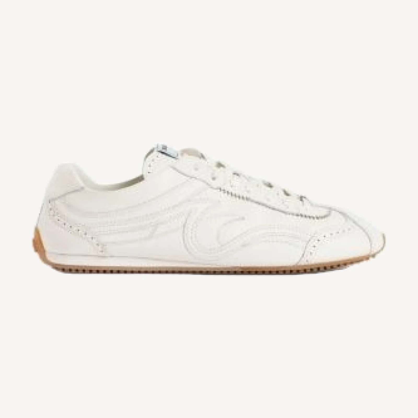 Sandro Women's Light Wave Leather Sneakers