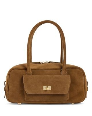 Sandro Ezmehralda Suede Crossbody Bag