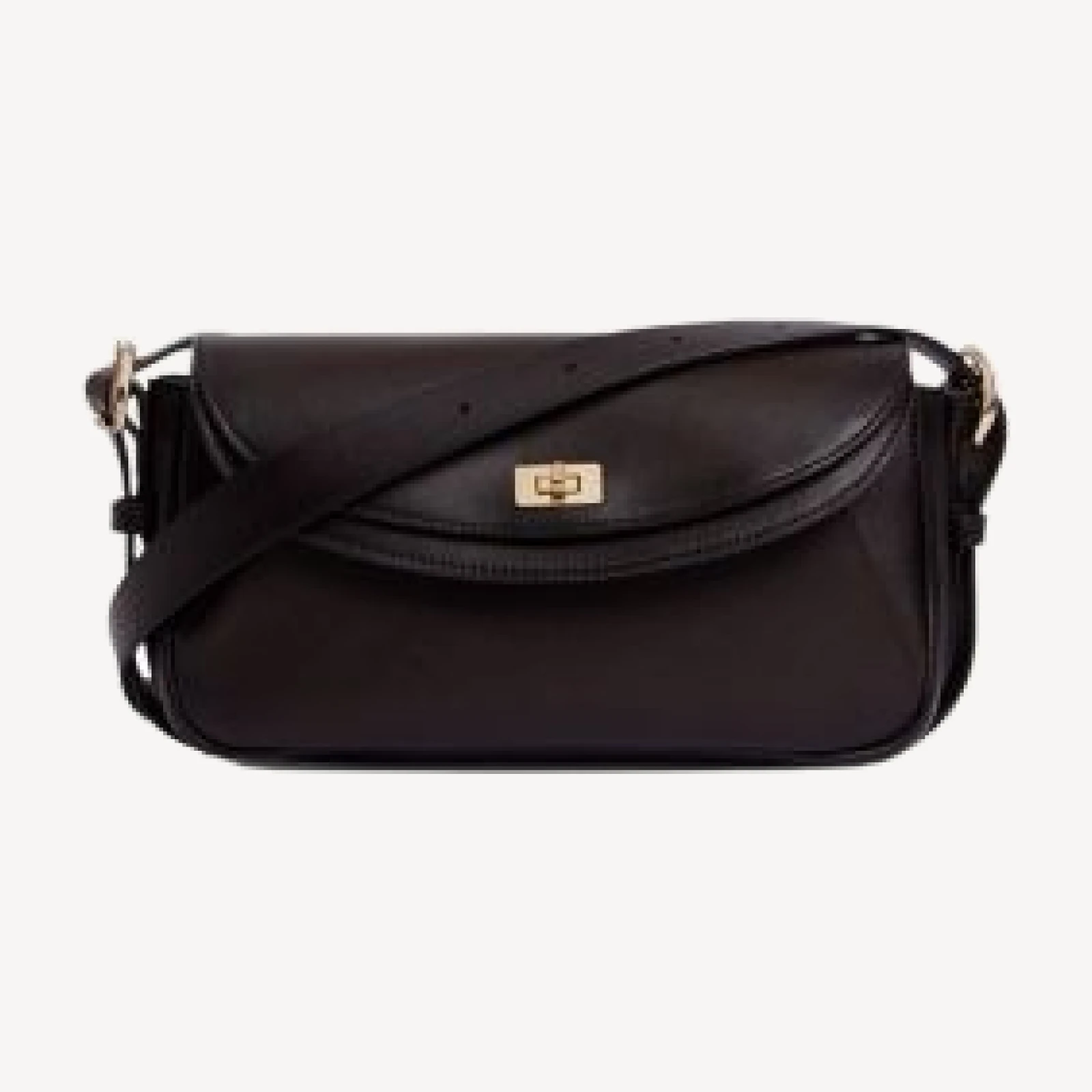 Sandro Le Mambo Medium Leather Crossbody Bag