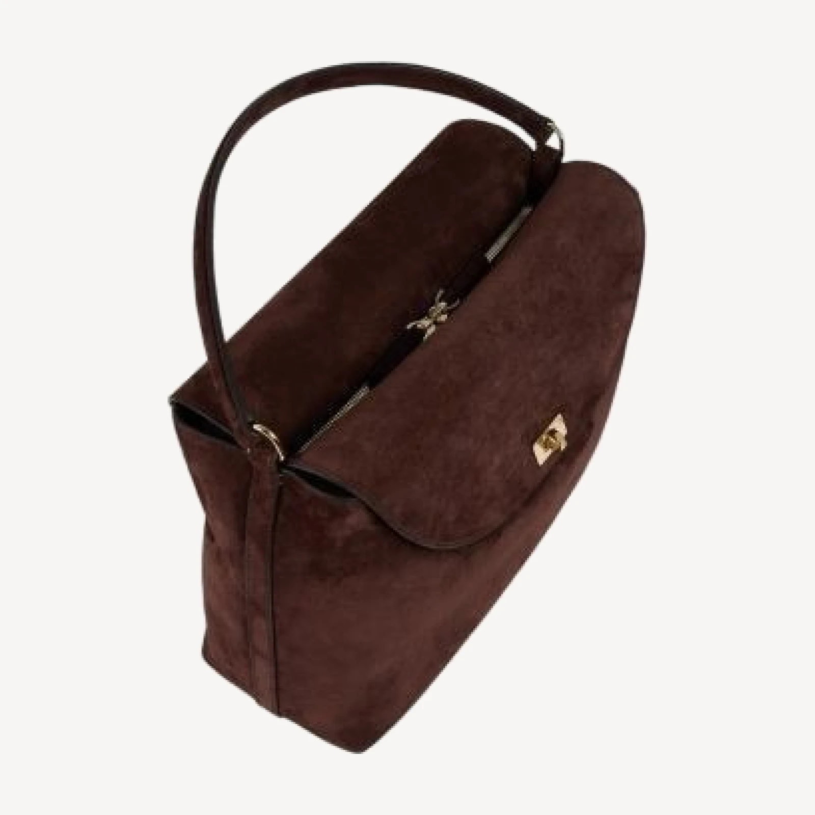 Sandro Le Grand Bazaar Suede Top Handle Bag