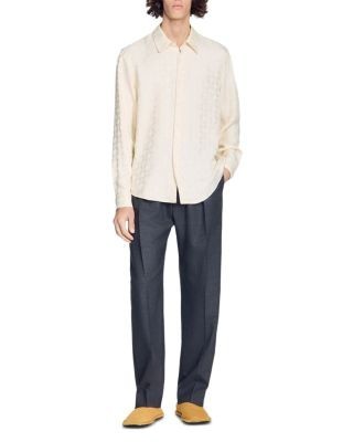 Sandro Jacquard Cross Shirt