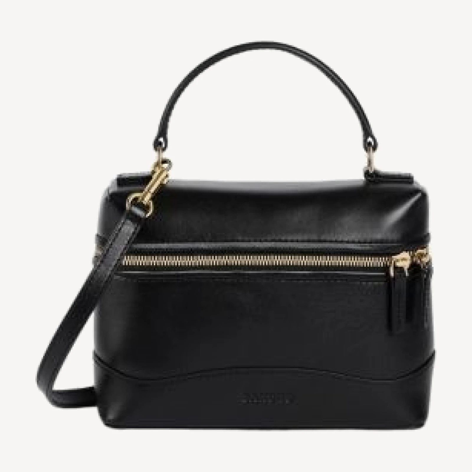 Sandro Tangolino Leather Top Handle Bag