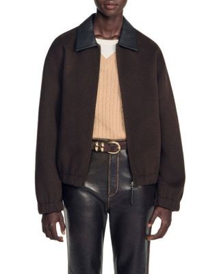 Sandro Nilo Double Faced Wool Jacket