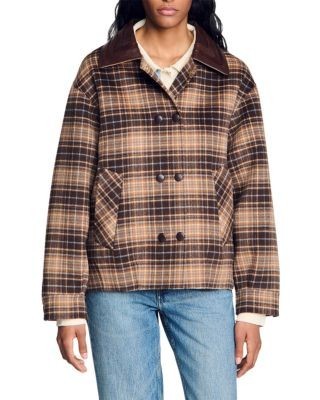 Sandro Mystic Wool Blend Jacket
