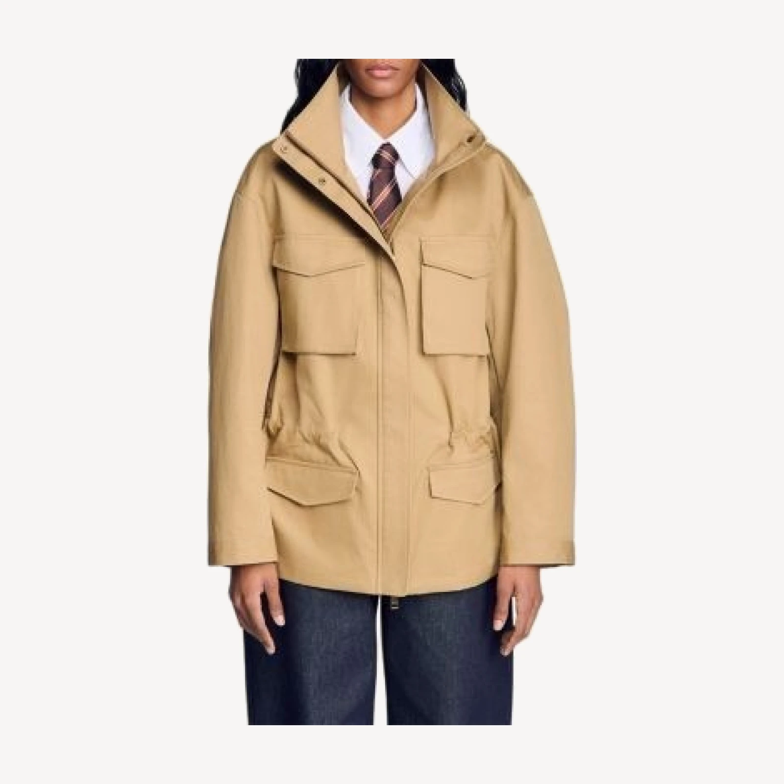 Sandro Adjustable Waist Jacket