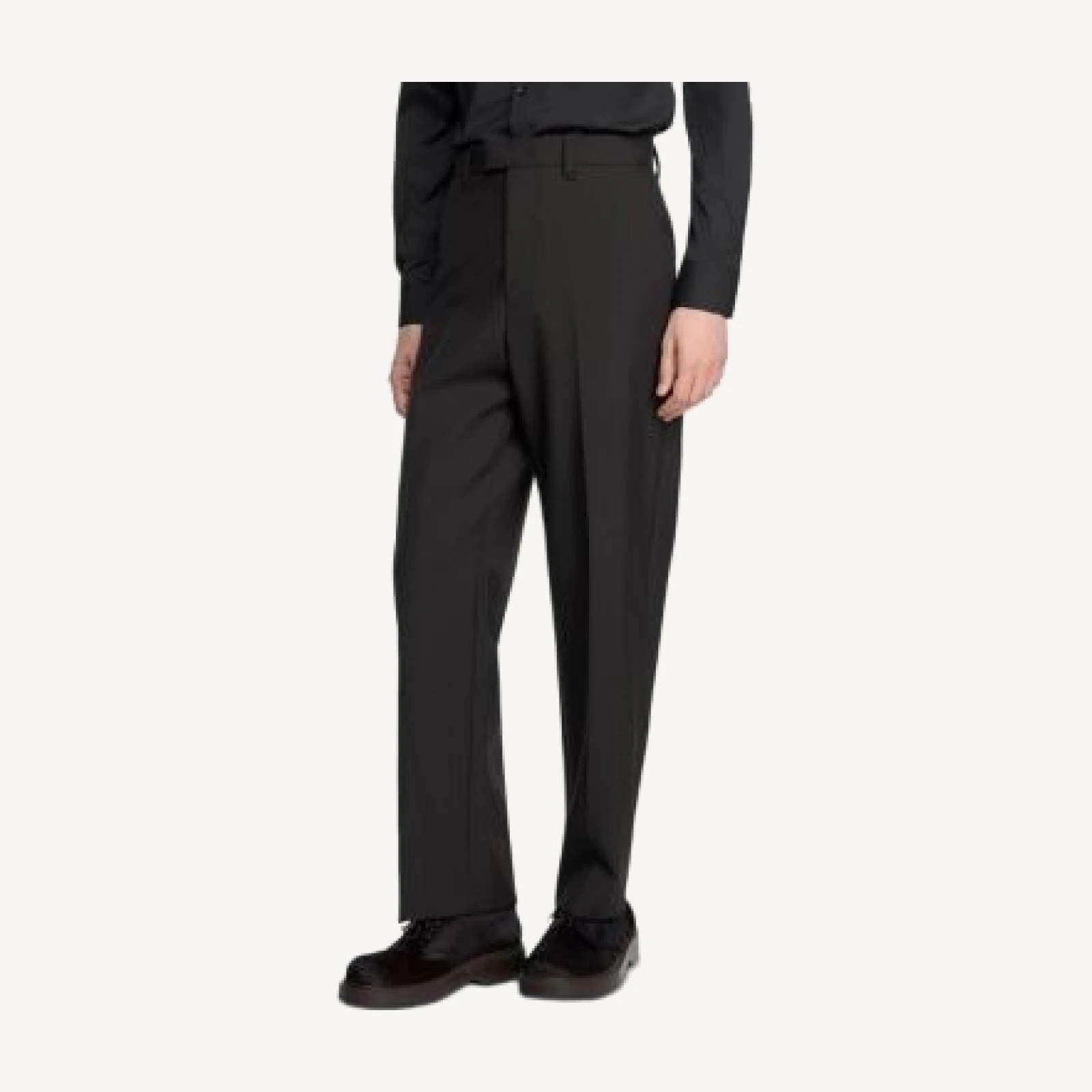 Sandro Charlie Wool Straight Fit Suit Trousers