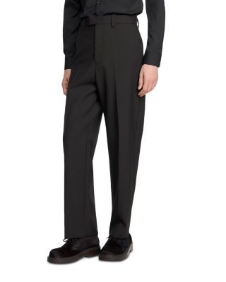 Sandro Charlie Wool Straight Fit Suit Trousers