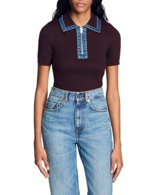 Sandro Richmond Polo Sweater
