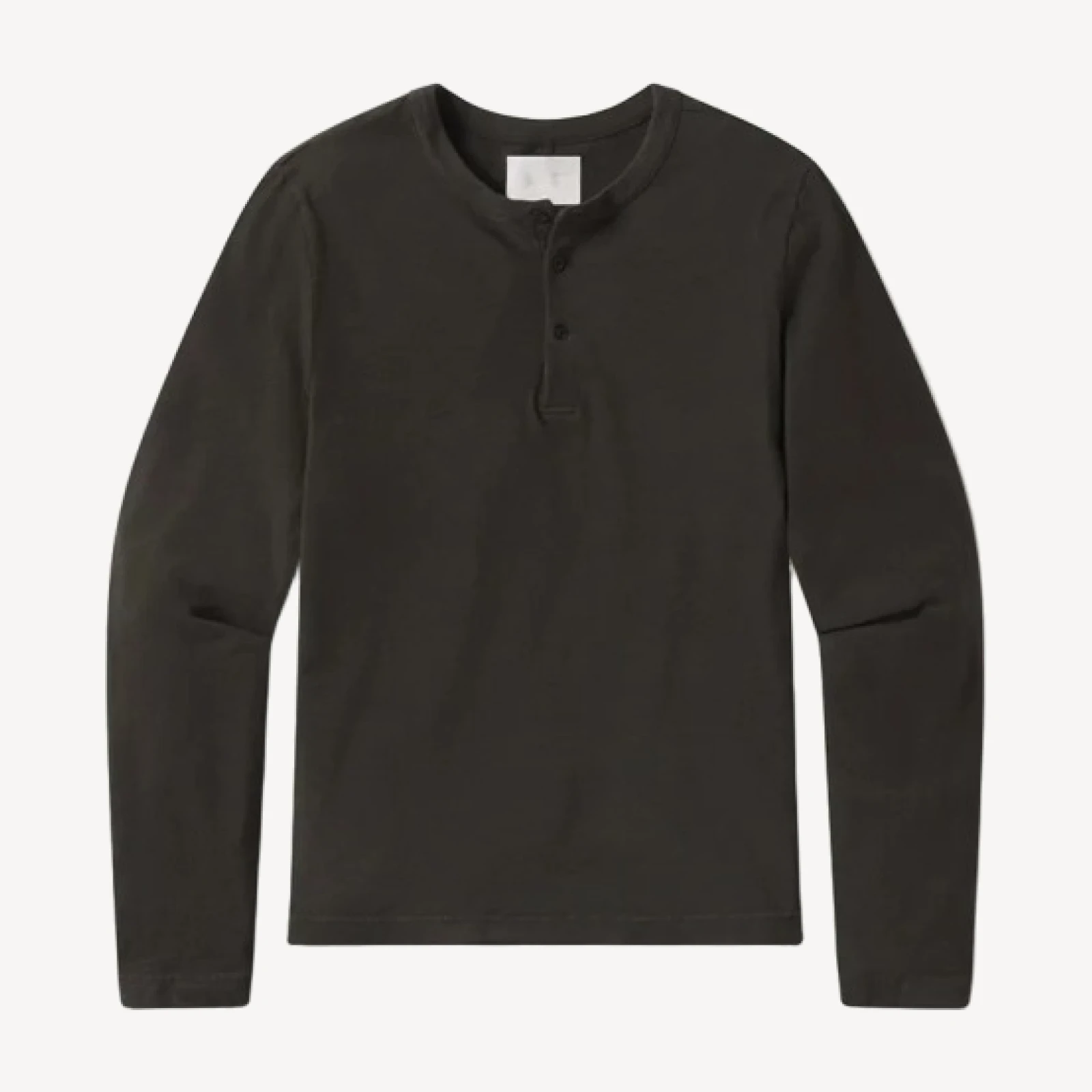 Three Button Henley in Forest