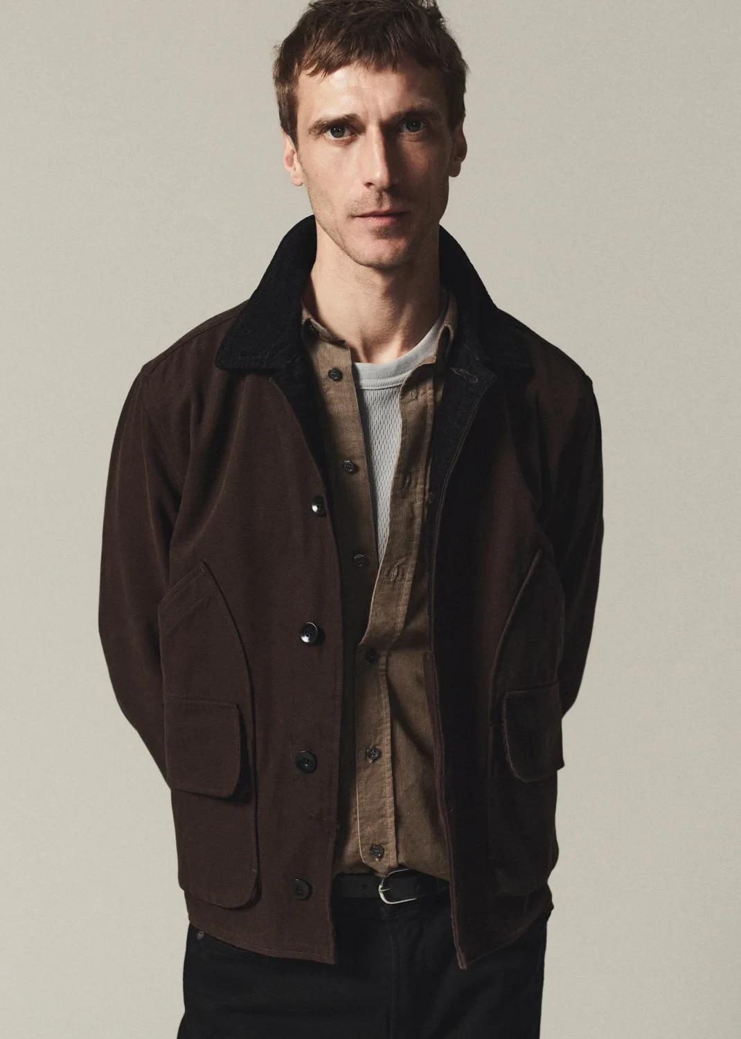 Hunter Jacket in Dark Brown