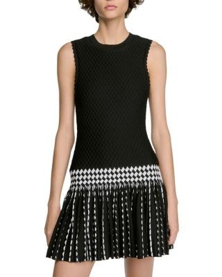 Sandro Solea Textured Knit Mini Dress