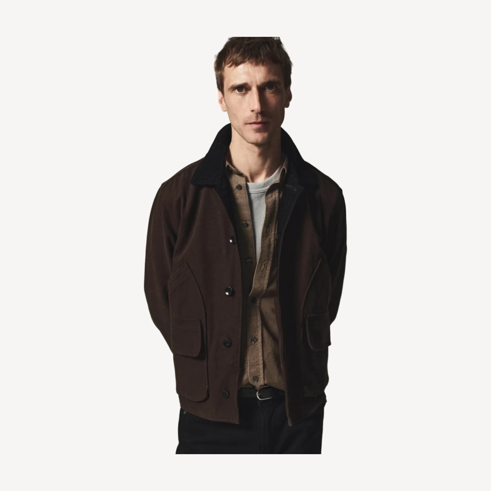 Hunter Jacket in Dark Brown