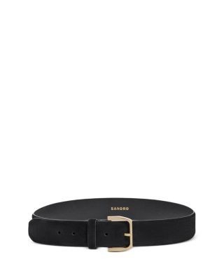 Sandro Women's Wide Suede Belt