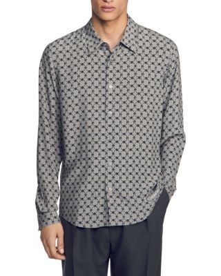 Sandro Catena Chain Print Shirt