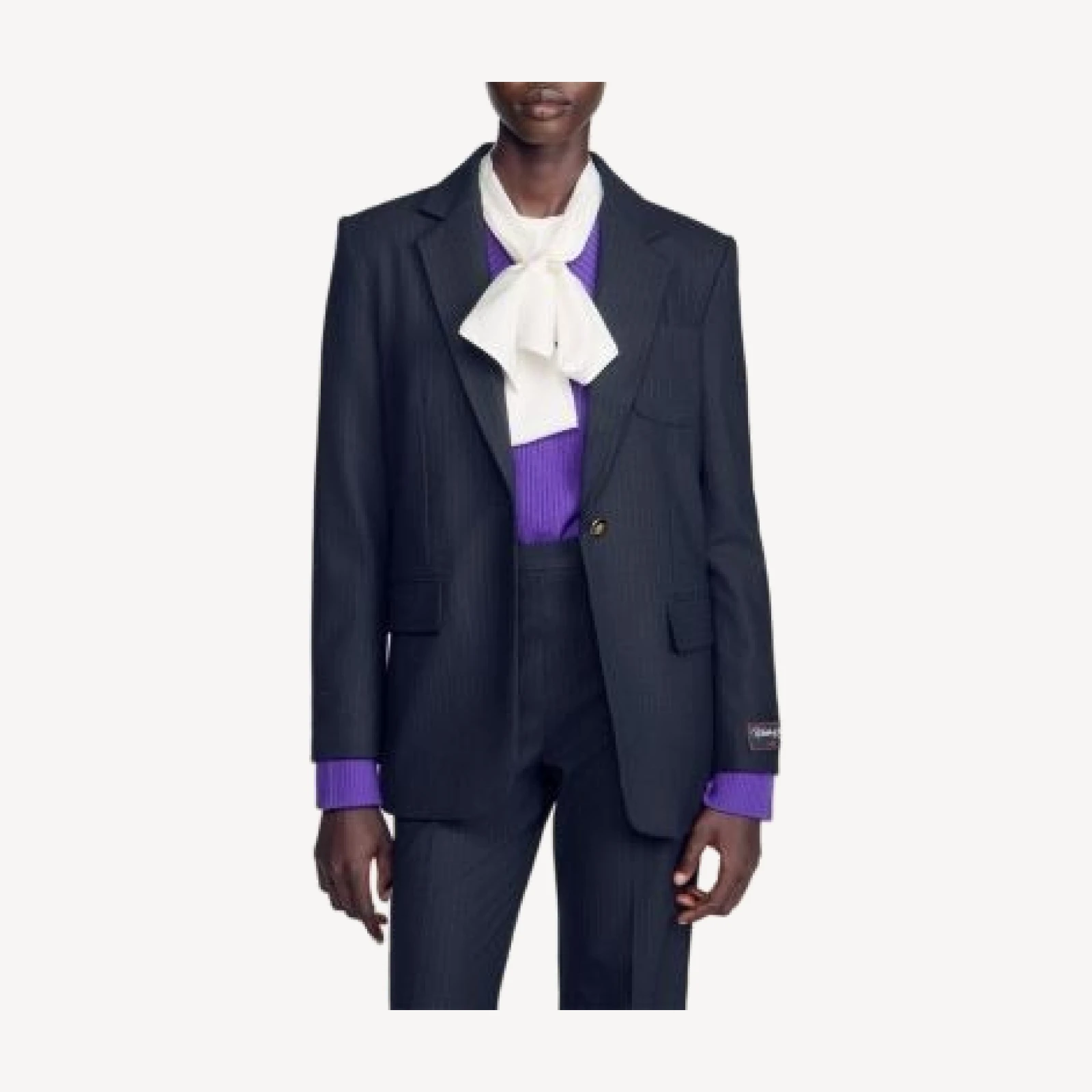 Sandro Victoire Pinstripe Blazer