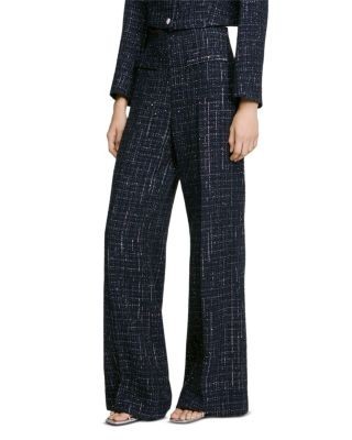 Sandro Carlisle Tweed Pants