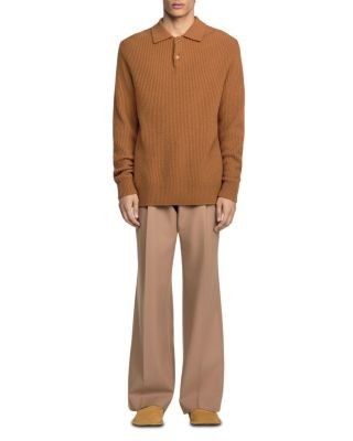 Sandro Leonardo Wool Polo Shirt