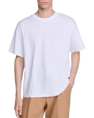 Sandro Oversized Cotton Crewneck T-Shirt