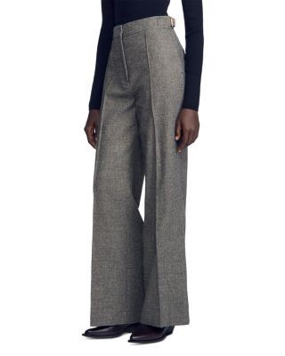 Sandro Alden Buckle Tab Suit Pants