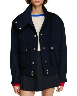 Sandro Blair Wool Coat