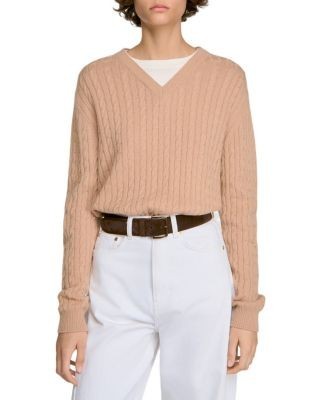 Sandro Nash Wool & Cashmere Layered Sweater