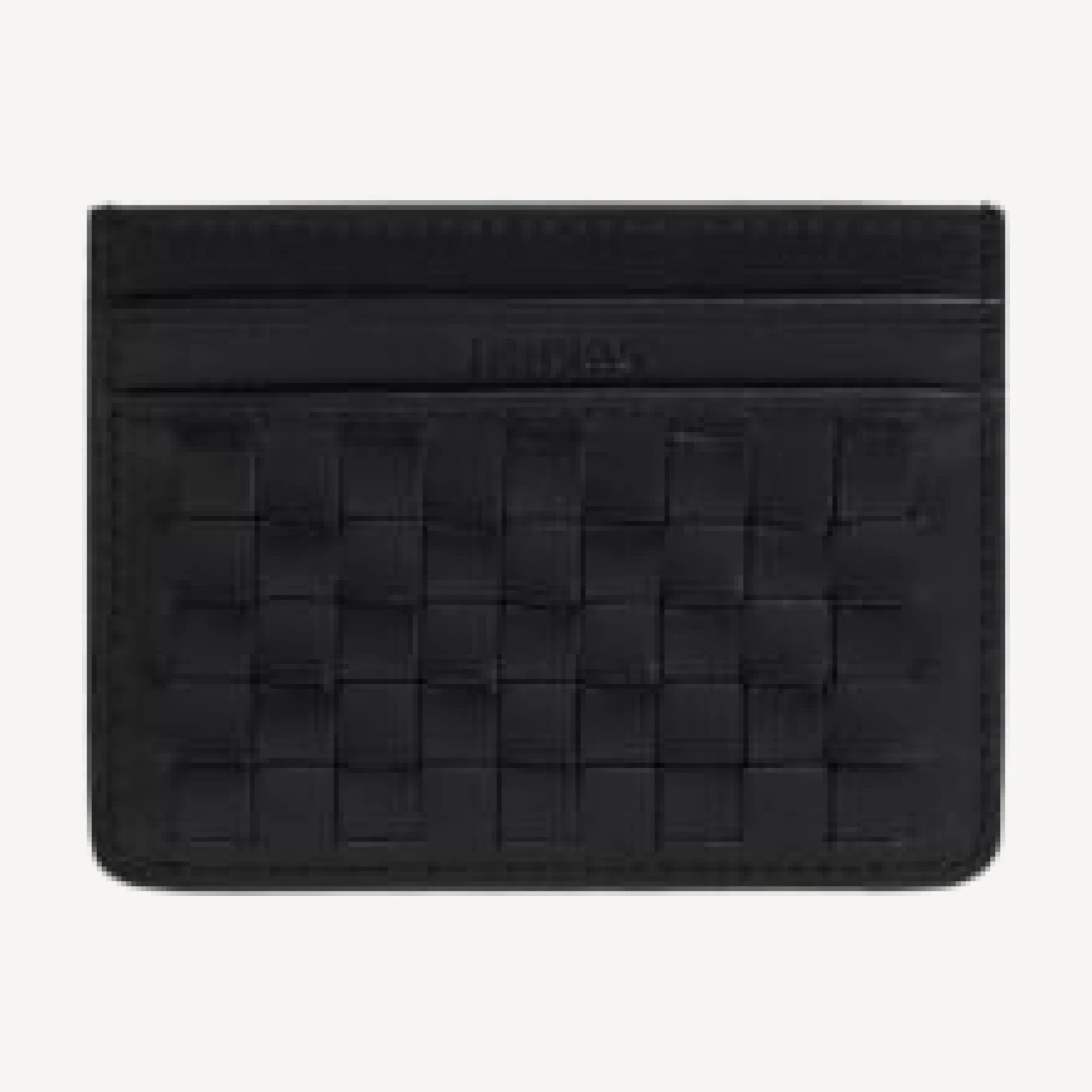 Sandro Braided Leather Card Holder