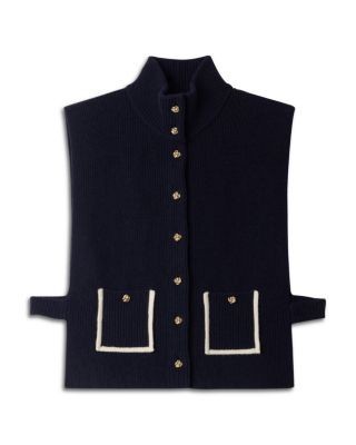 Sandro Lucy Wool & Cashmere Vest