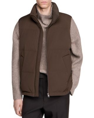 Sandro Sleeveless Zip Puffer Vest
