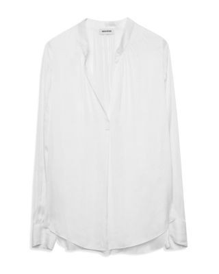 Zadig & Voltaire Tink Satin Tunic Top