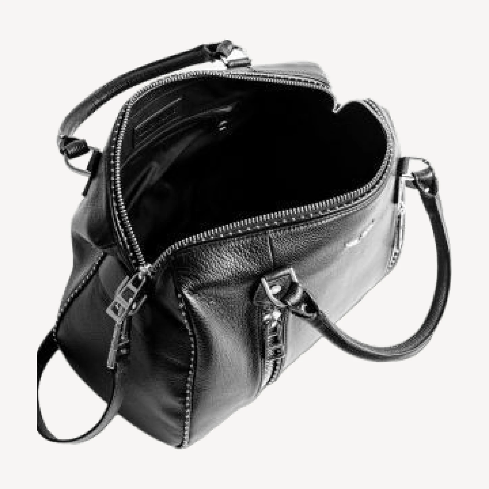 Zadig & Voltaire Sunny Medium Leather Bowling Bag