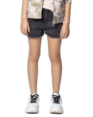 Zadig & Voltaire Girls' Elle Jean Shorts - Little Kid, Big Kid