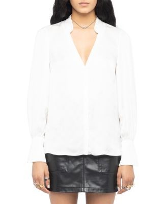 Zadig & Voltaire Tinous Satin Shirt