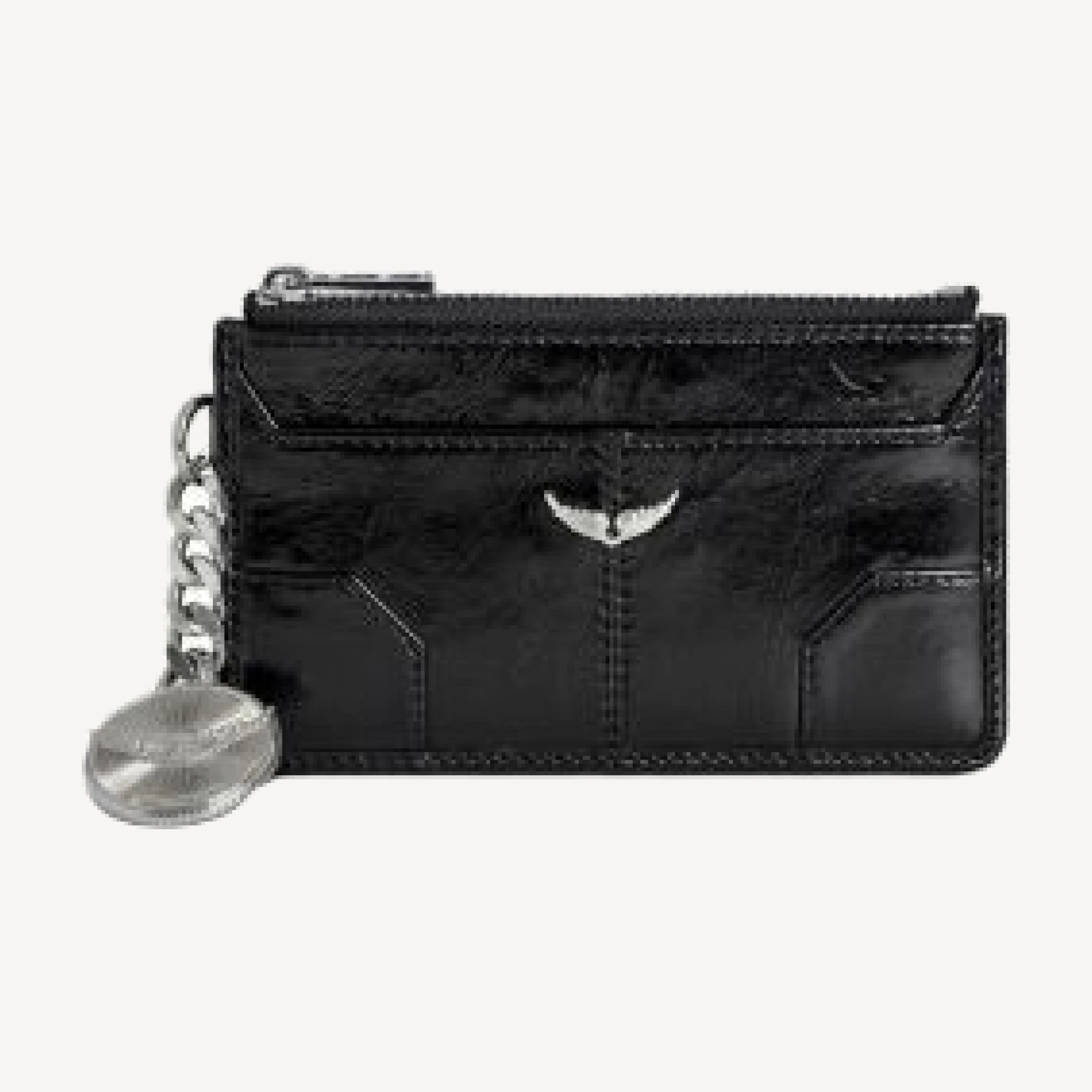 Zadig & Voltaire Sunny Leather Card Case