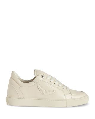 Zadig & Voltaire Women's Fly On Low Top Leather Sneakers