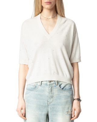 Zadig & Voltaire Wully Lico V Neck Sweater