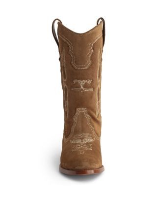 Zadig & Voltaire Women's Tex Almond Toe Western Boots