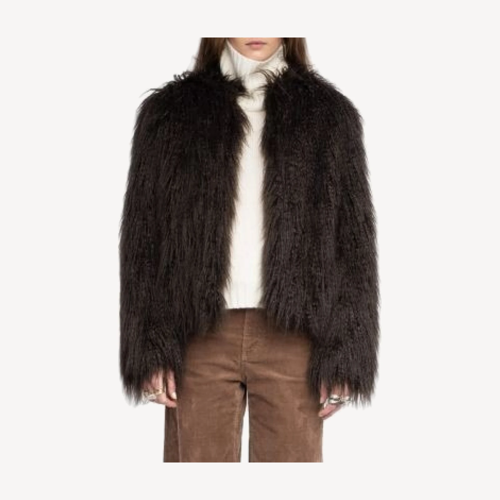Zadig & Voltaire Freddie Faux Fur Coat