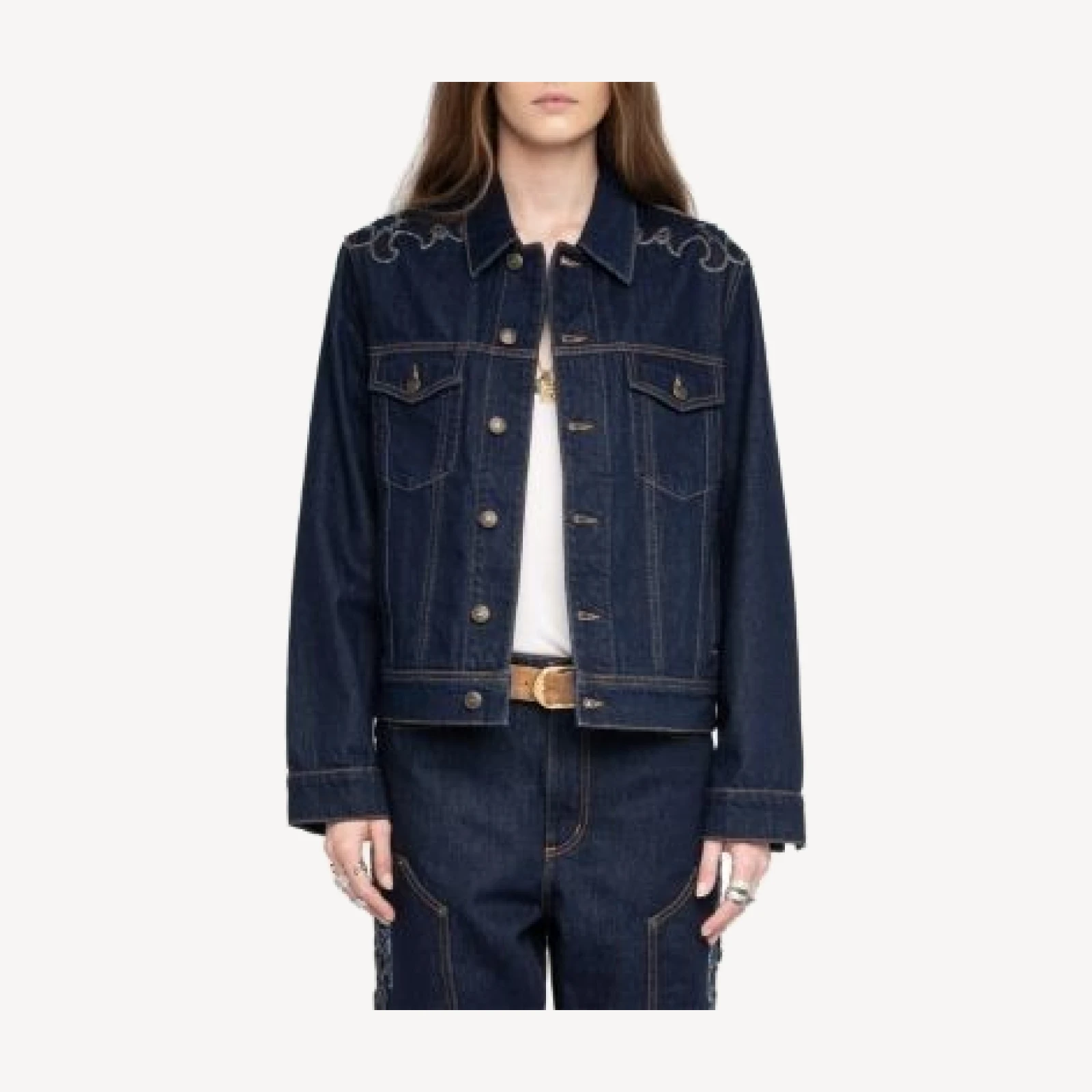 Zadig & Voltaire Bases Denim Jacket