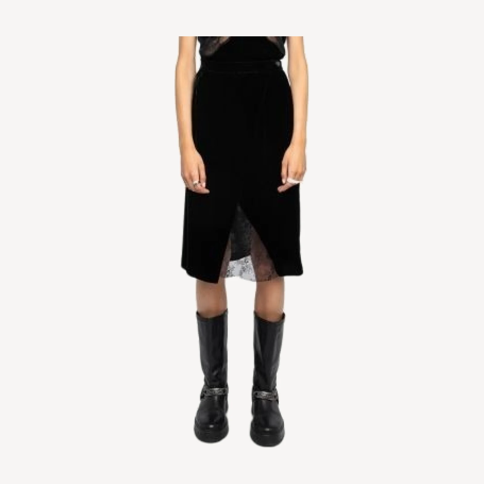Zadig & Voltaire Julen Velvet Skirt