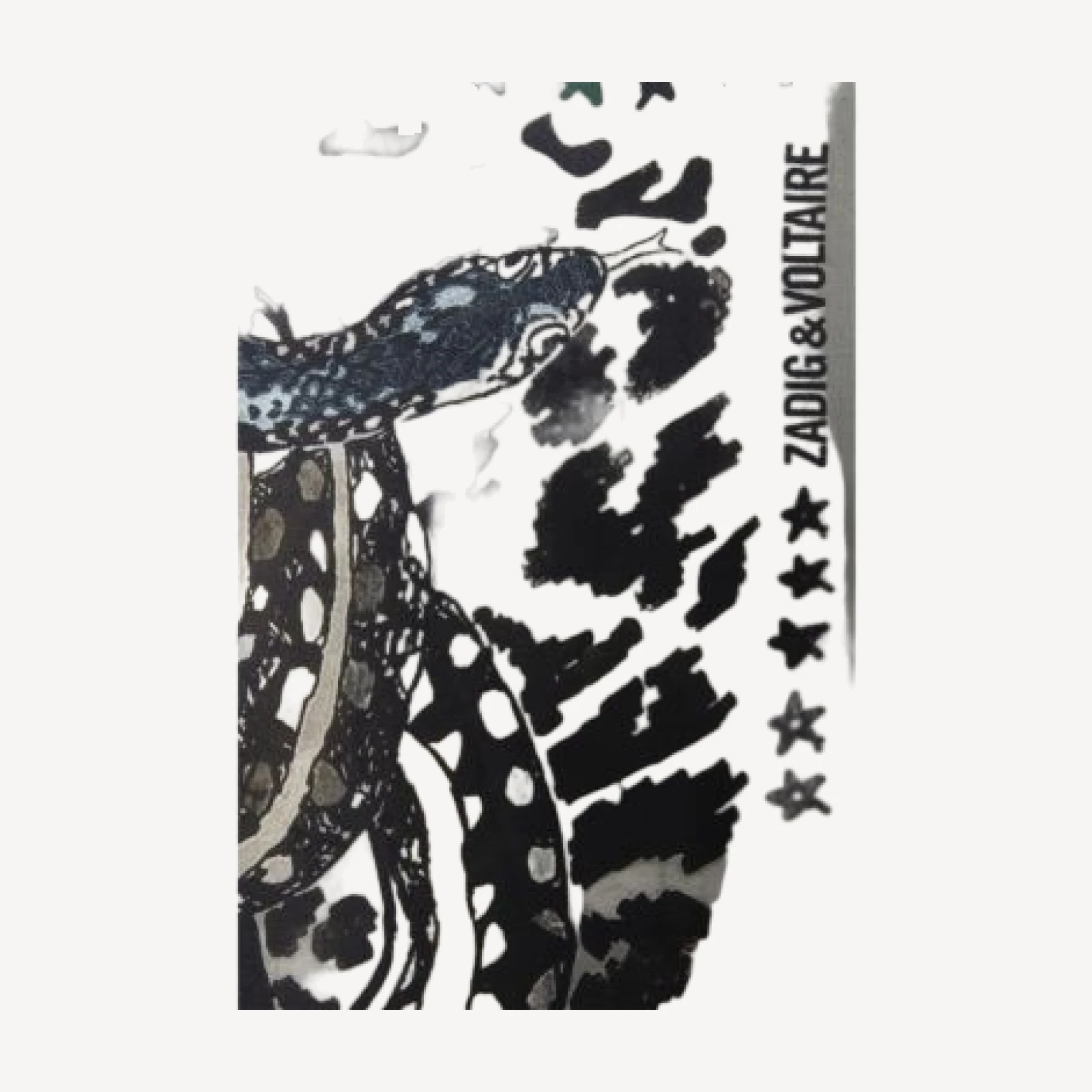 Zadig & Voltaire Billie Snakes Square Scarf