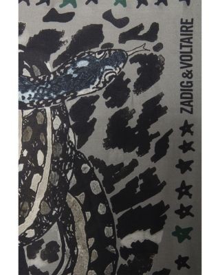 Zadig & Voltaire Billie Snakes Square Scarf