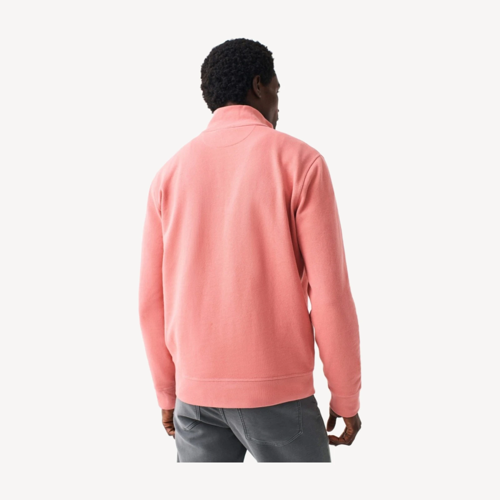Charleston Long- Sleeve Terry Quarter- Zip - Faded Flag
