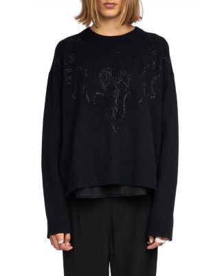 Zadig & Voltaire Markuz Cashmere Round Neck Sweater
