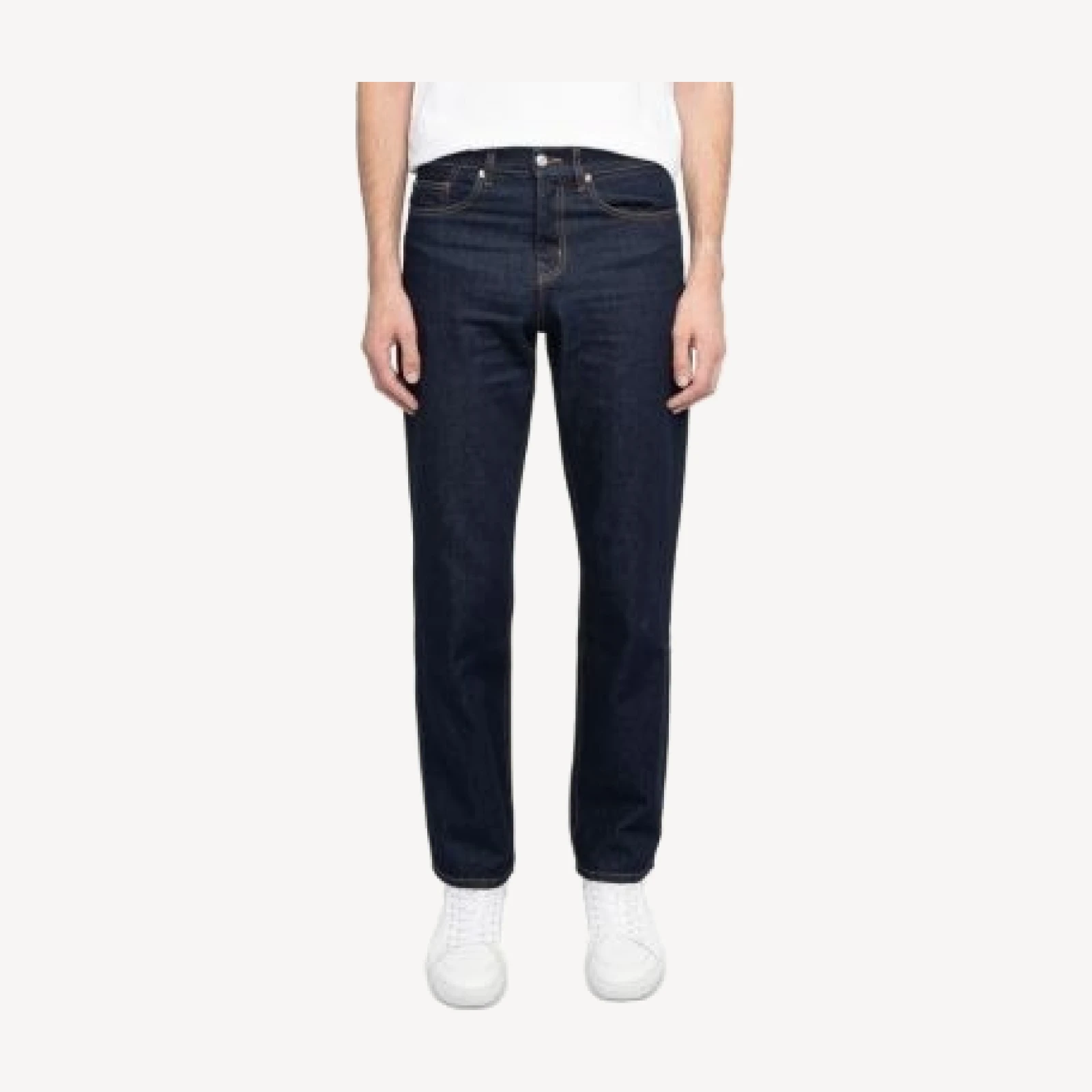 Zadig & Voltaire John Straight Fit 33 Jeans in Brut