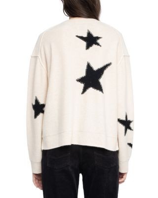 Zadig & Voltaire Markuz Ws Stars Graphic Cashmere Sweater