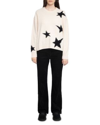 Zadig & Voltaire Markuz Ws Stars Graphic Cashmere Sweater