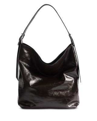 Zadig & Voltaire Jane Vintage Patent Leather Hobo Bag