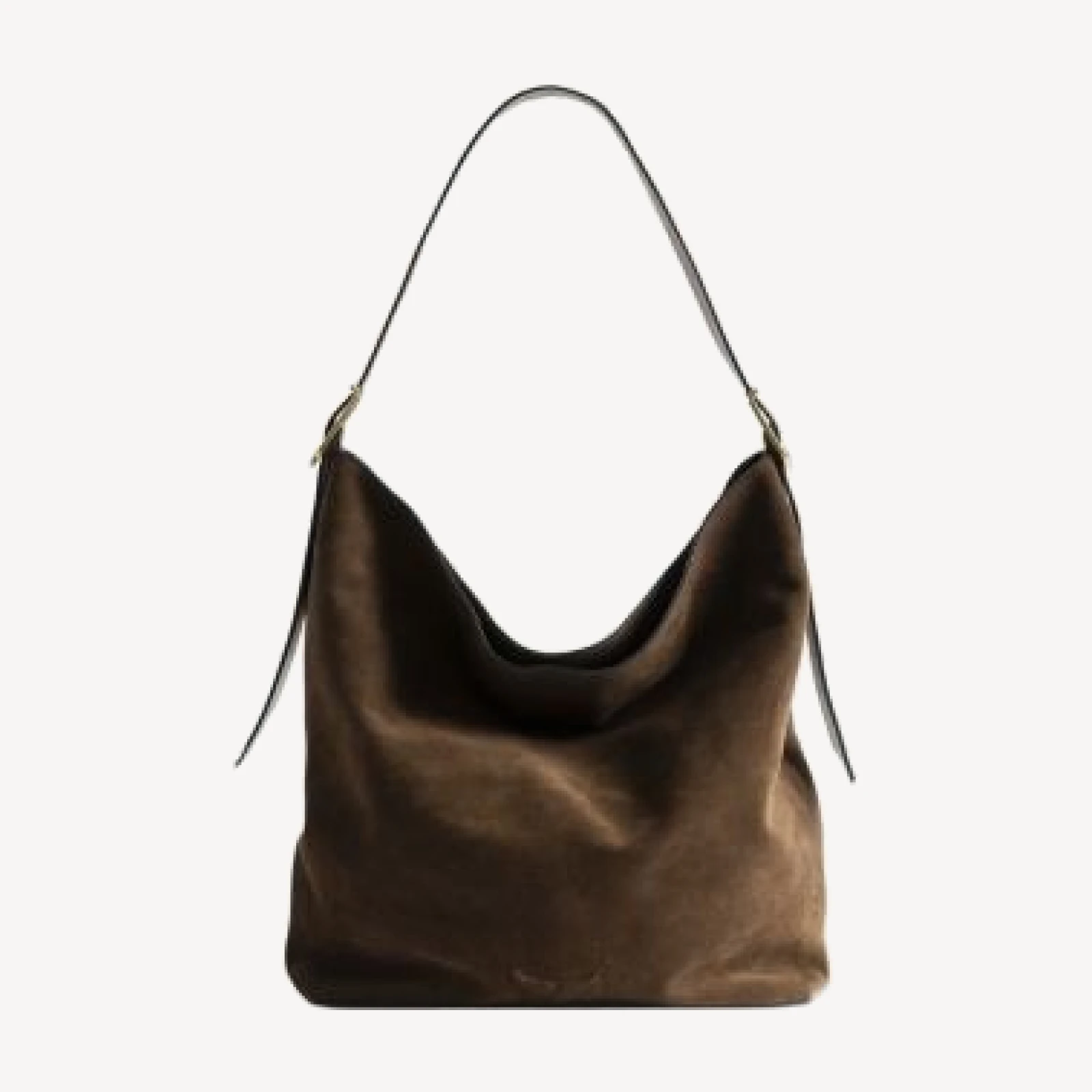 Zadig & Voltaire Jane Xl Suede Hobo Bag