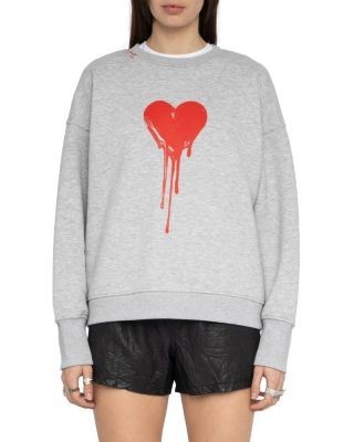 Zadig & Voltaire Oscarpmo Flowing Heart Sweatshirt